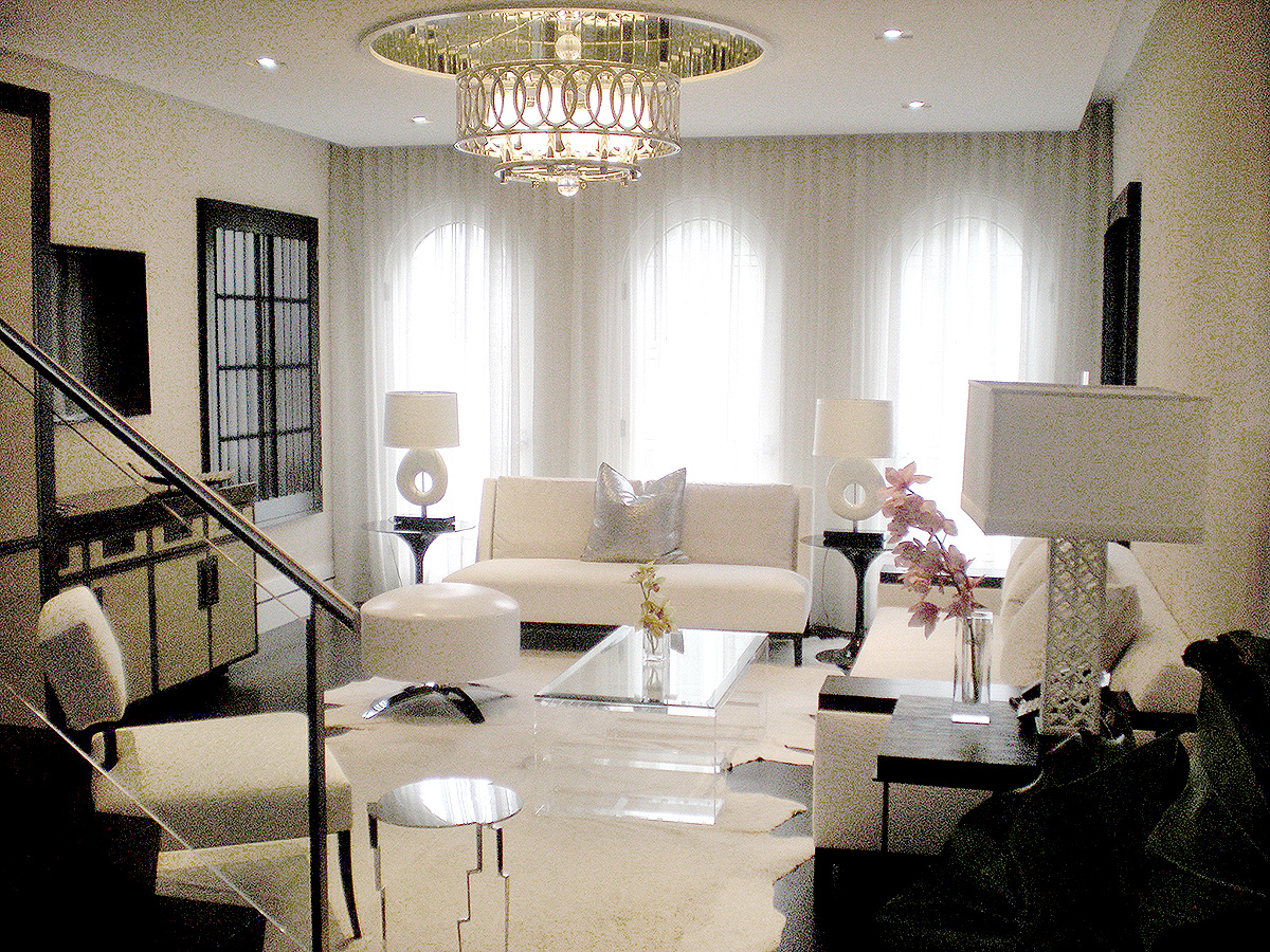 a beautifully designed interior of a living room